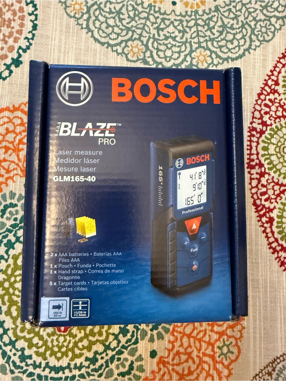 NWT Blaze Pro GLM165-40 Laser Measure